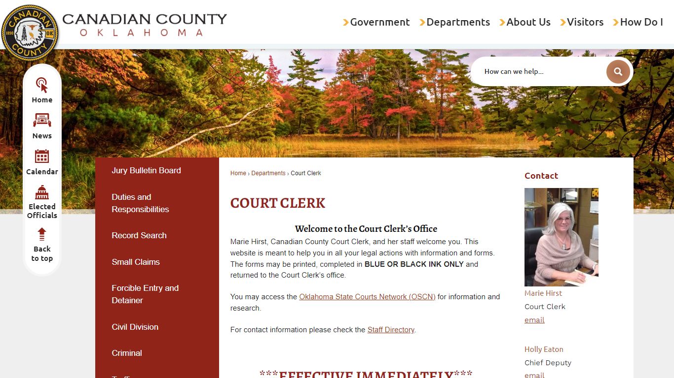 Court Clerk | Canadian County, OK - Official Website